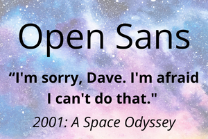 Open Sans Font